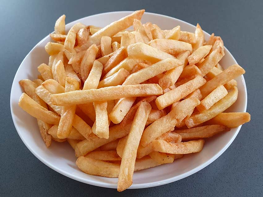 Welke friet het lekkerst in - patat :)